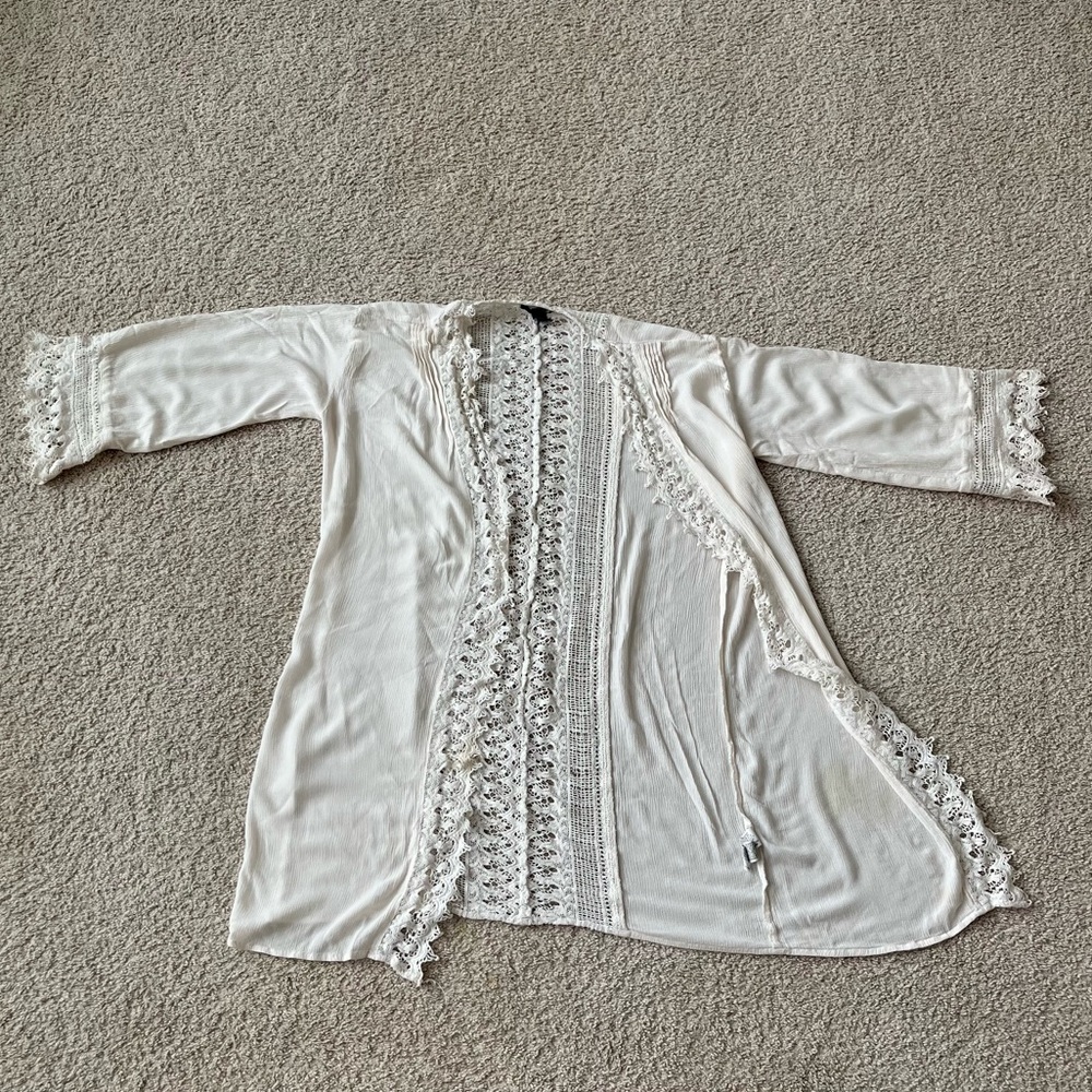 Ivory kimono; (Small)